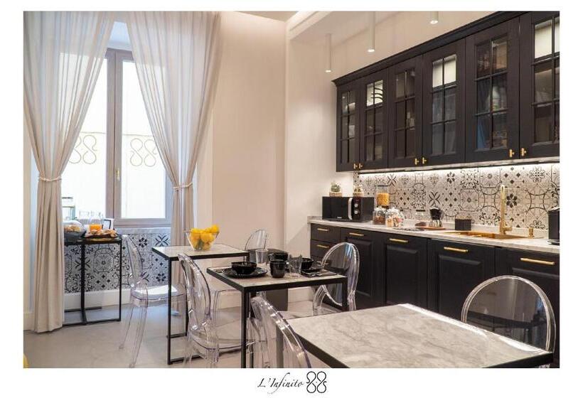 تختخواب و صبحانه L'infinito 88 Charmant Rooms
