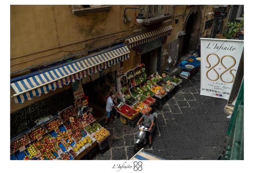 تختخواب و صبحانه L'infinito 88 Charmant Rooms