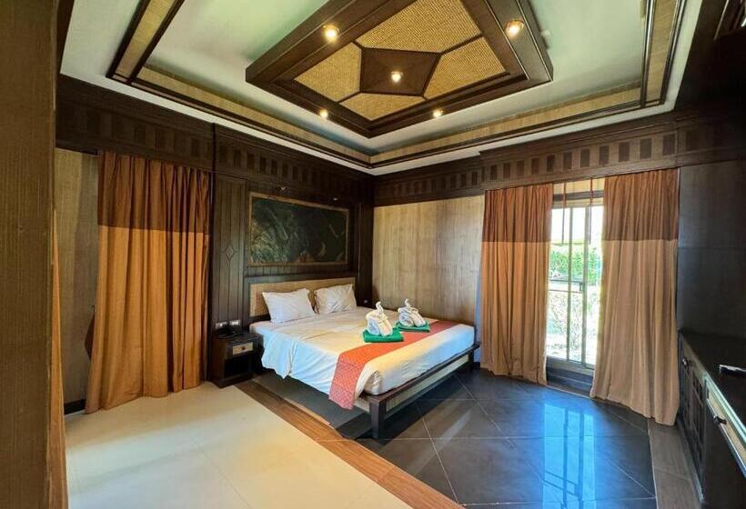 호텔 Beach Bungalow At Lanta Resort