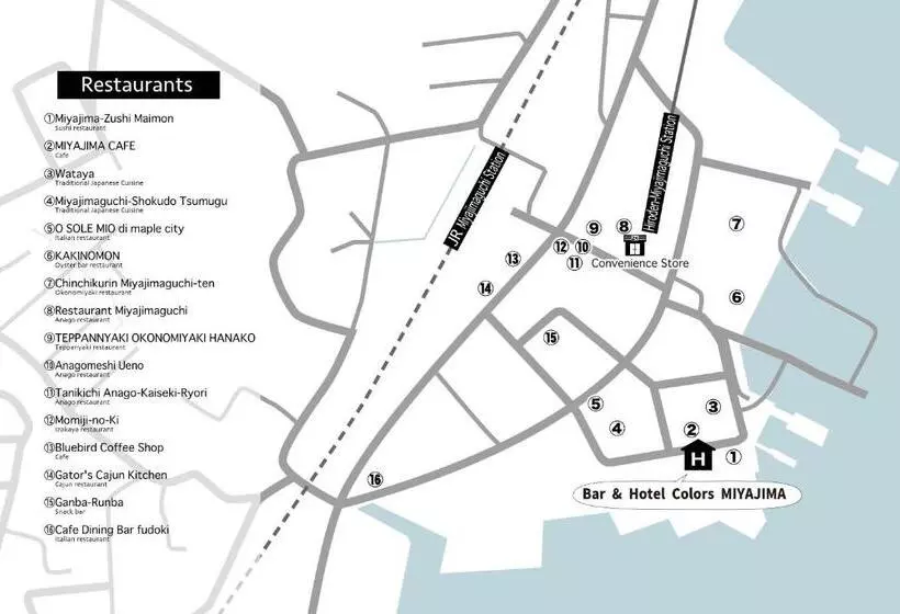 Bar & Hotel Colors Miyajima