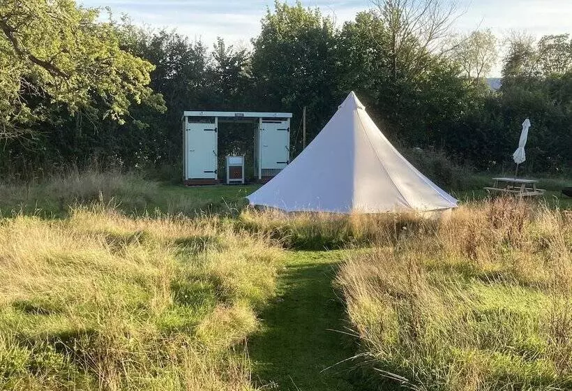 Glamping At The Homestead   Ensuite Bell Tent