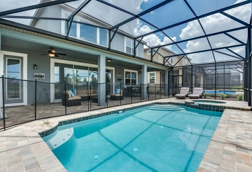 Family Friendly 6bed 5ba Villa Games Pool Spa 9039