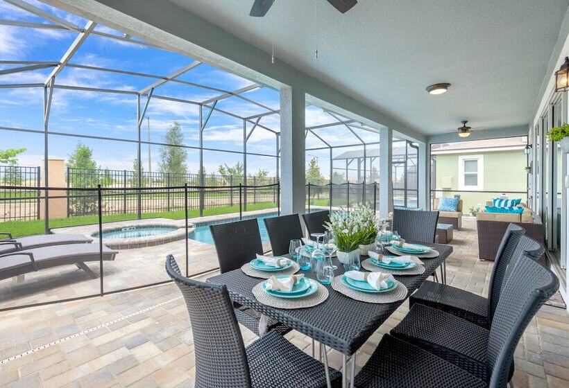 Family Friendly 6bed 5ba Villa Games Pool Spa 9039