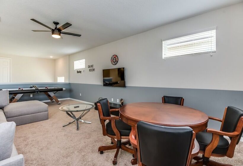 Family Friendly 6bed 5ba Villa Games Pool Spa 9039