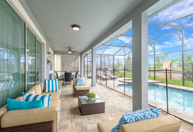 Family Friendly 6bed 5ba Villa Games Pool Spa 9039