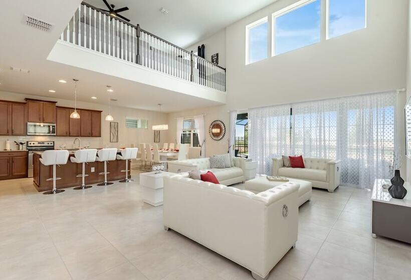 Family Friendly 6bed 5ba Villa Games Pool Spa 9039