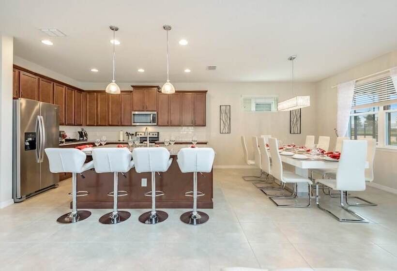 Family Friendly 6bed 5ba Villa Games Pool Spa 9039