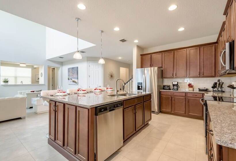 Family Friendly 6bed 5ba Villa Games Pool Spa 9039