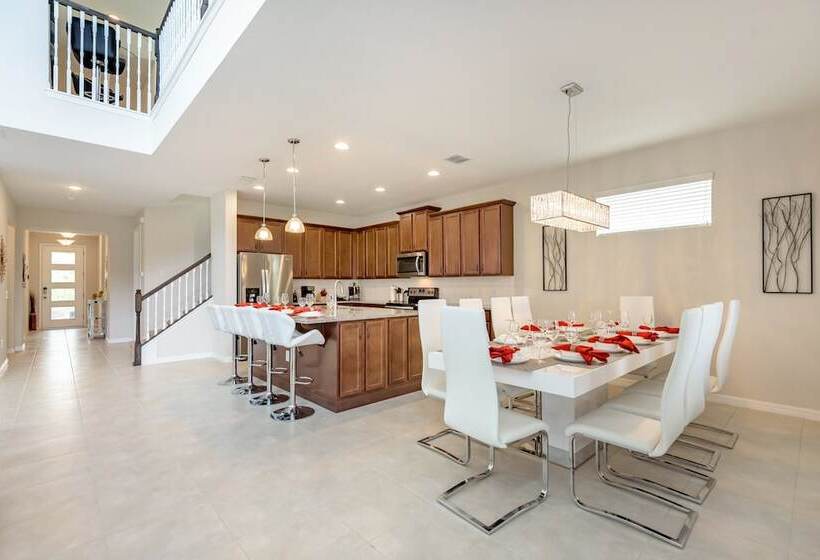 Family Friendly 6bed 5ba Villa Games Pool Spa 9039