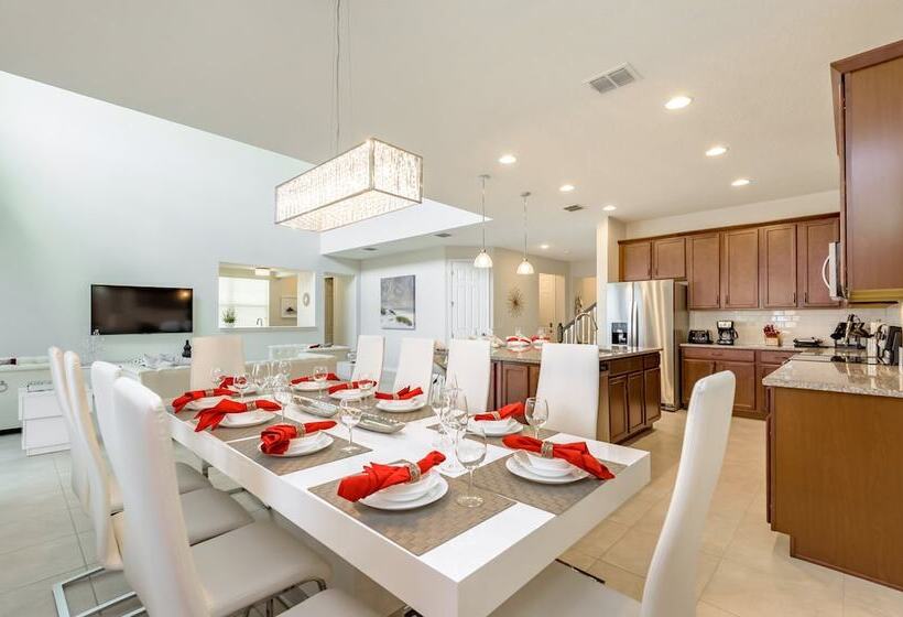 Family Friendly 6bed 5ba Villa Games Pool Spa 9039