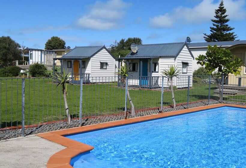 酒店 Whanganui Seaside Holiday Park