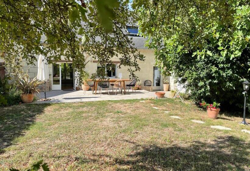 مبيت وإفطار Chambres D Hôtes Avec Piscine Et Spa La Folière Saumur