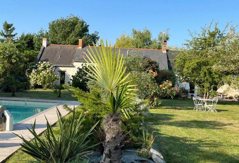 مبيت وإفطار Chambres D Hôtes Avec Piscine Et Spa La Folière Saumur