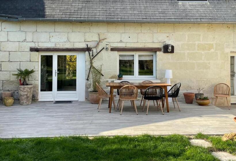 مبيت وإفطار Chambres D Hôtes Avec Piscine Et Spa La Folière Saumur