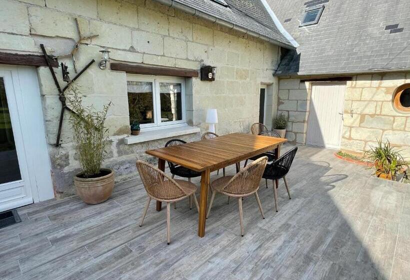 مبيت وإفطار Chambres D Hôtes Avec Piscine Et Spa La Folière Saumur