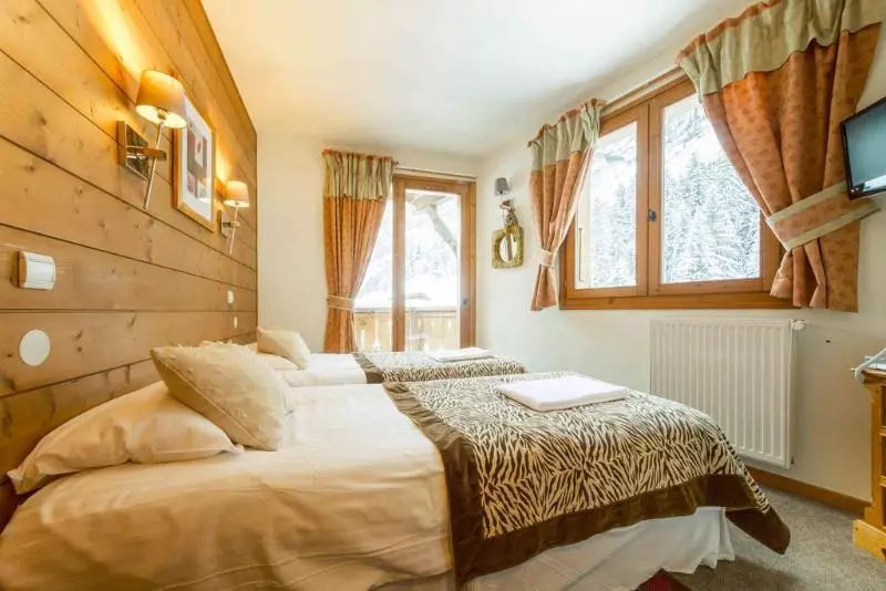 هتل Et Chalet Au Coin Du Feu Chilly Powder