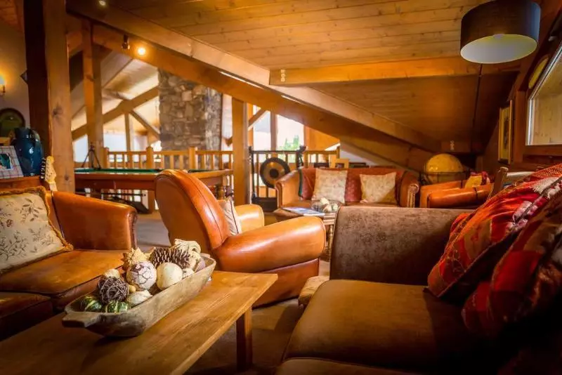 هتل Et Chalet Au Coin Du Feu Chilly Powder