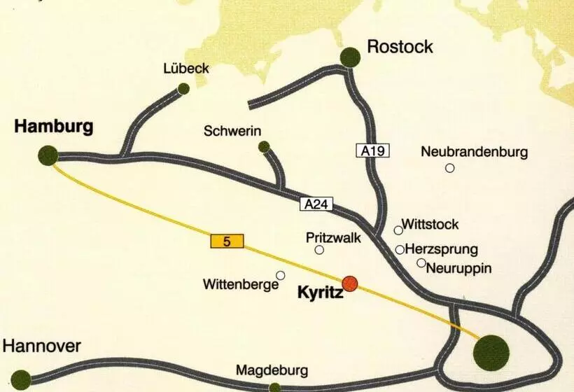 Отель Landhaus Kyritz