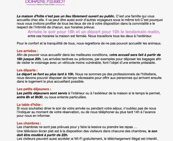 مبيت وإفطار Domaine Pierrot