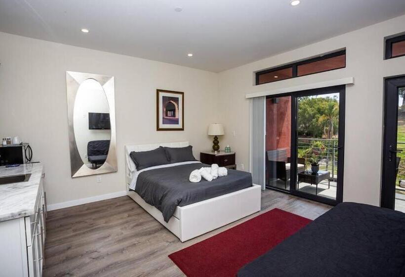 ユースホステル Steps To Balboa Park  Brand New Apt   Cozy Studio