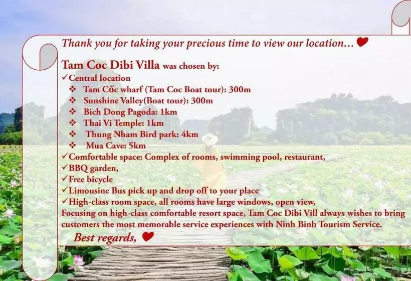 هتل Tam Coc Dibi Villa