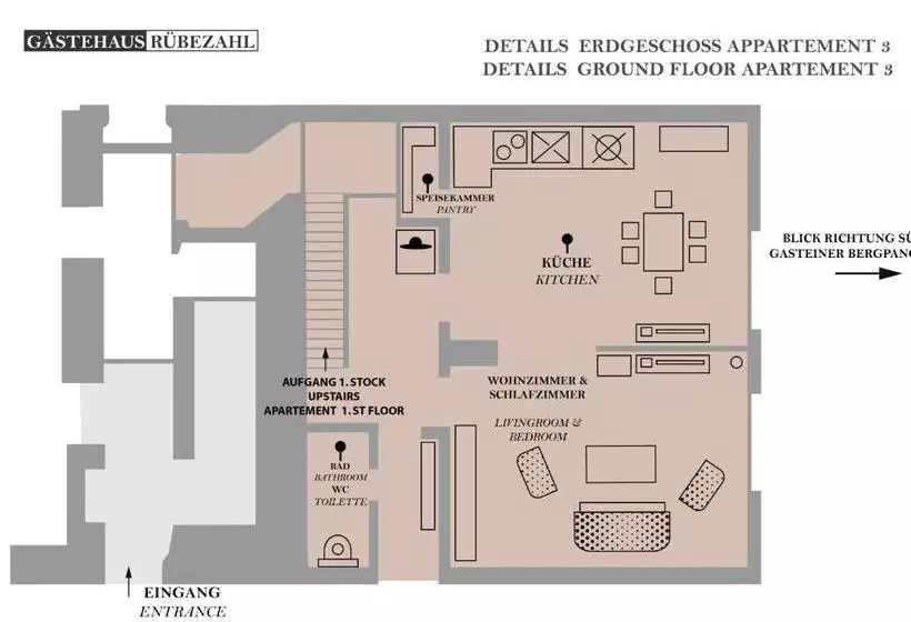 ホテル Gästehaus Rübezahl
