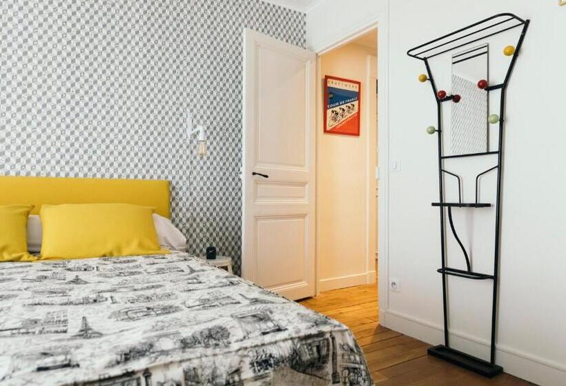 تختخواب و صبحانه Chez Pépé Merle Chambres D Hôtes Au Cœur De Paris