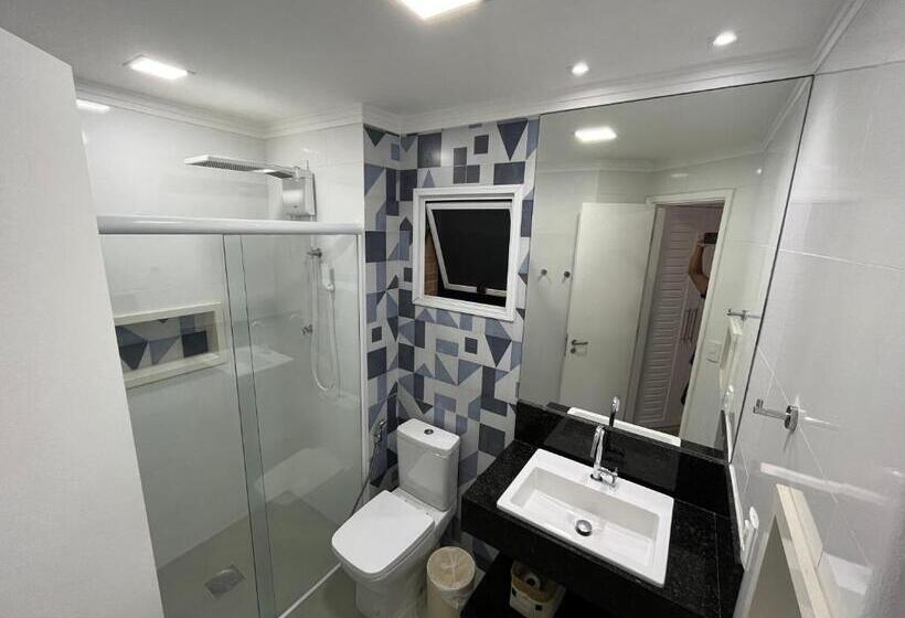 هتل Flat Riviera Com Vista Mar A 150m Da Praia !