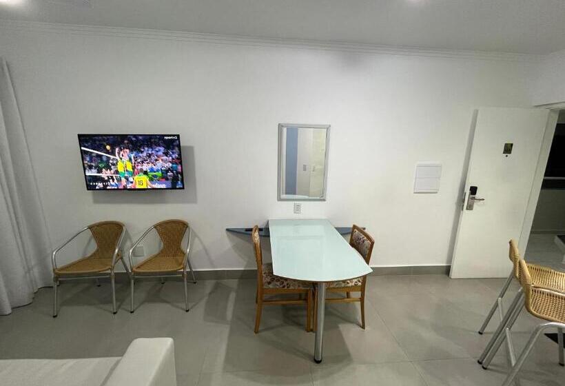 هتل Flat Riviera Com Vista Mar A 150m Da Praia !