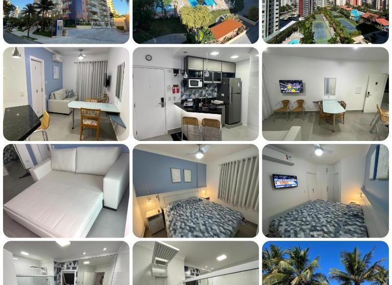هتل Flat Riviera Com Vista Mar A 150m Da Praia !