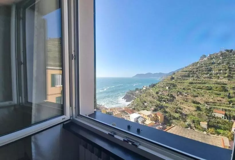 ペンション Aria Di Mare, Manarola   Camere Con Vista Mare!