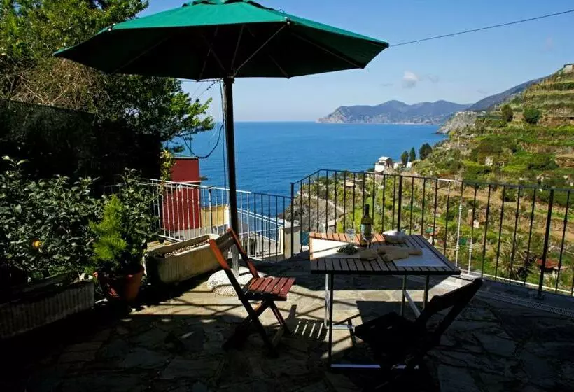 ペンション Aria Di Mare, Manarola   Camere Con Vista Mare!