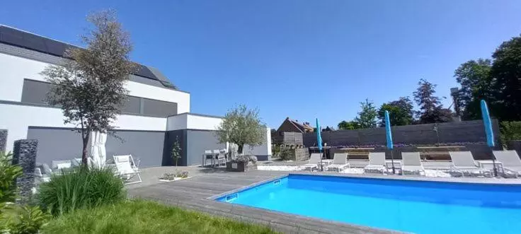 Villa Blue Garden B&b Vlaamse Ardennen Nabij Pairi Daiza