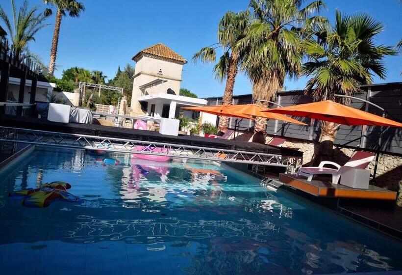 민박 Mas La Farelle Chambre D Hote,fitness & Salle De Jeux Gratuite & Spa En Supplément