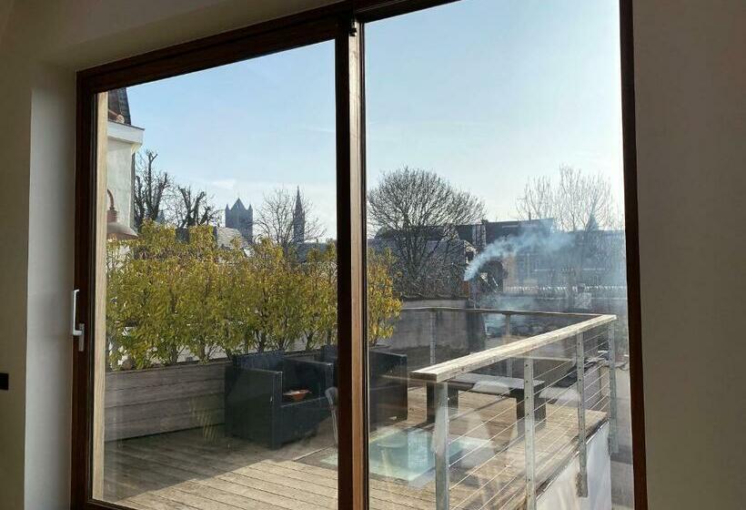 مبيت وإفطار Burgstraat 17 Apartment In Exclusive Patrician House In Medieval Ghent