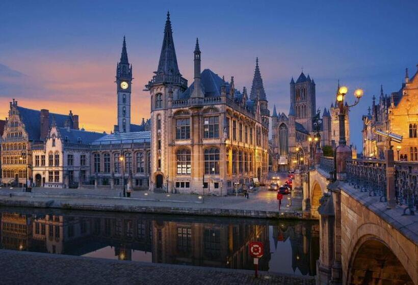 مبيت وإفطار Burgstraat 17 Apartment In Exclusive Patrician House In Medieval Ghent
