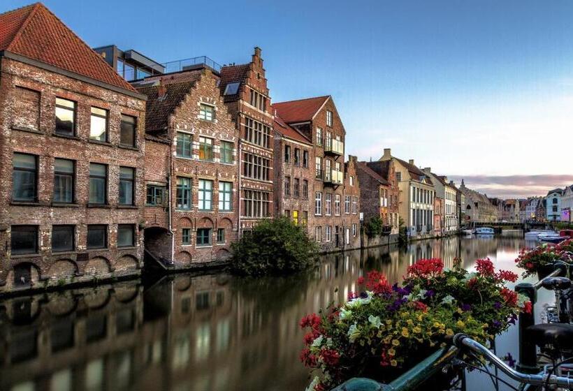 مبيت وإفطار Burgstraat 17 Apartment In Exclusive Patrician House In Medieval Ghent