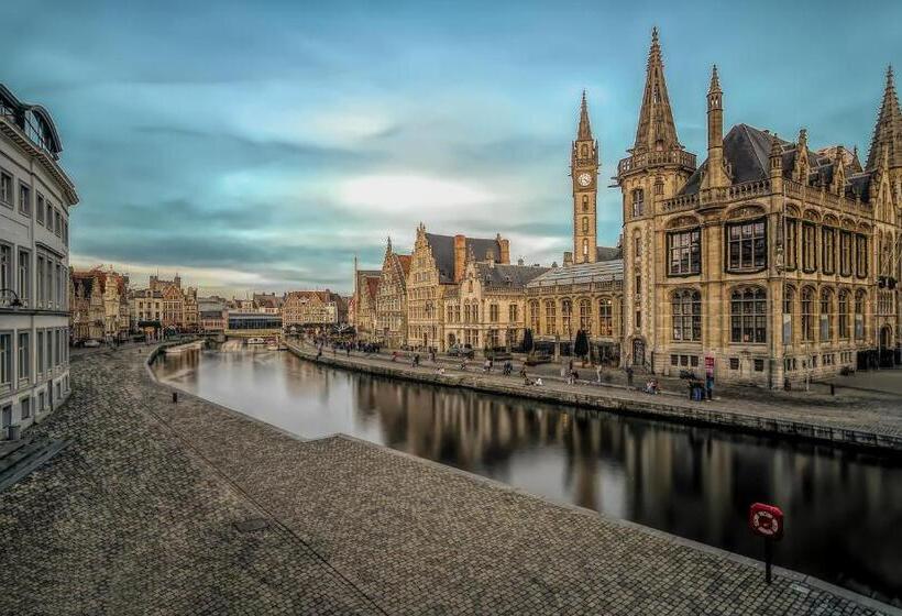 مبيت وإفطار Burgstraat 17 Apartment In Exclusive Patrician House In Medieval Ghent