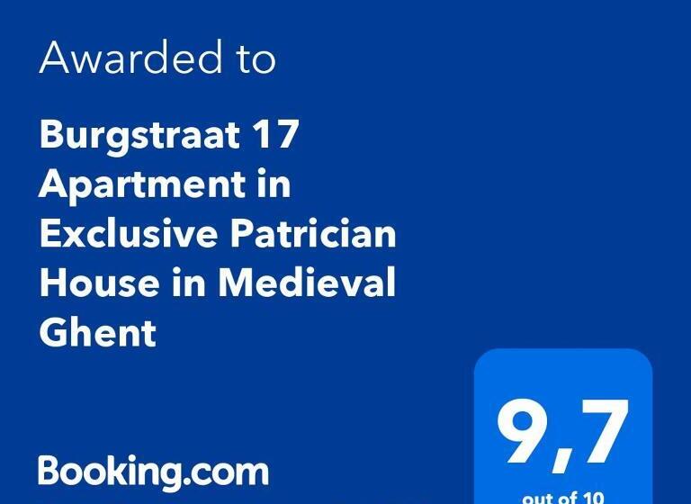 ベッドアンドブレックファースト Burgstraat 17 Apartment In Exclusive Patrician House In Medieval Ghent