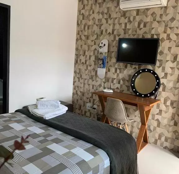 ペンション Suíte 101  Espaço Praia Aptos