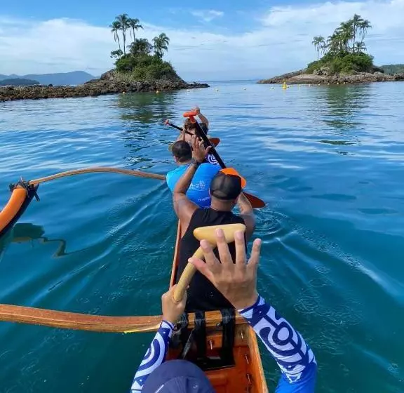 ペンション Suíte 101  Espaço Praia Aptos