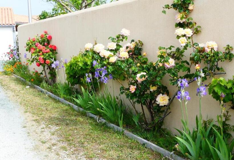 Aamiaismajoitus (B&B) La Passerose 3 Pièces Avec Jardin Au Calme,à 300m De La Plage