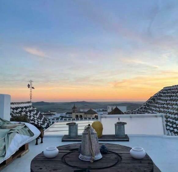 Пансион Casa Antigua Terraza Con Vistas Al Mar