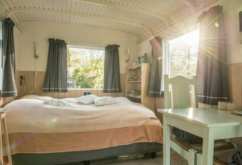 Bed and Breakfast Pipowagen Elsebein Groningen Westerwolde Unieke Ligging Met Eigen Tuin En Vrij Uitzicht Over Veld Na