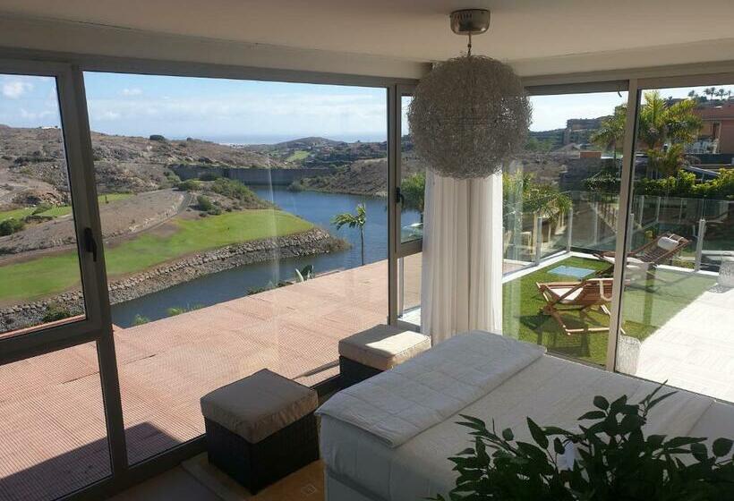 리조트 Salobre Golf Los Dragos Atico De Lujo