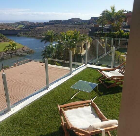 리조트 Salobre Golf Los Dragos Atico De Lujo