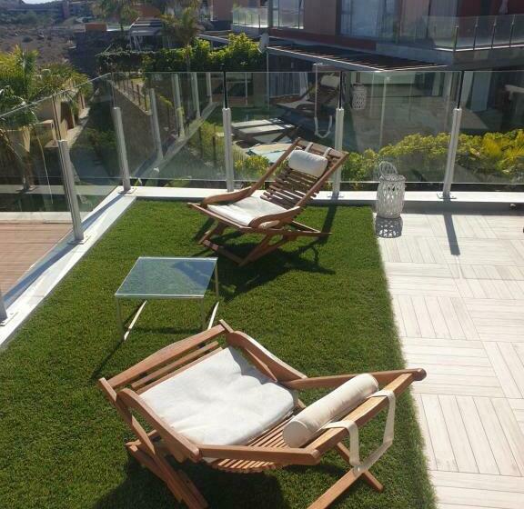 리조트 Salobre Golf Los Dragos Atico De Lujo