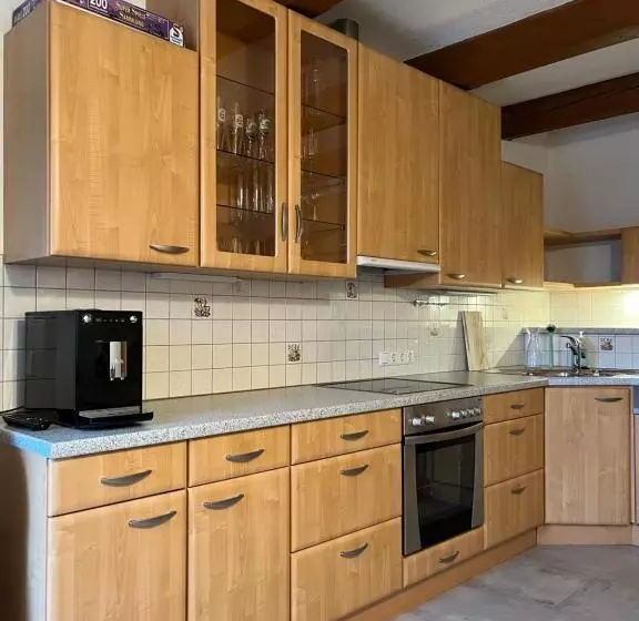 ホテル Ferienwohnung Biohof Laußnitzer In Rennweg