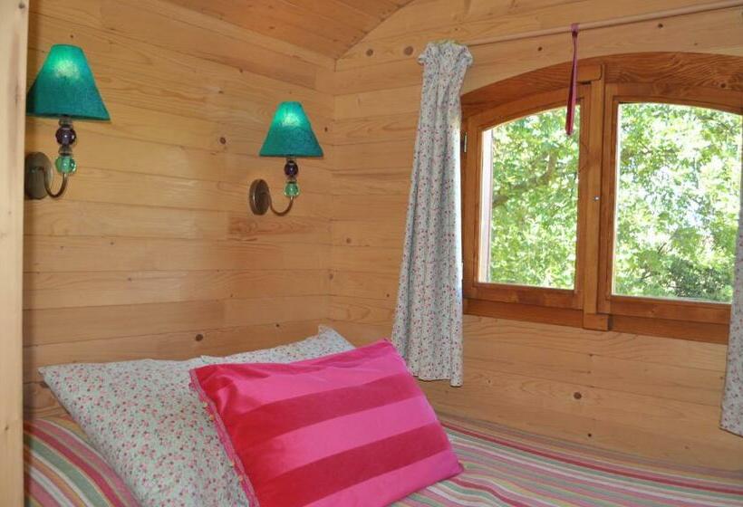 펜션 La Roulotte Chic Et Boheme