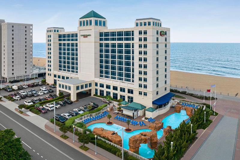 בית מלון כפרי Courtyard Virginia Beach Oceanfront/north 37th Street